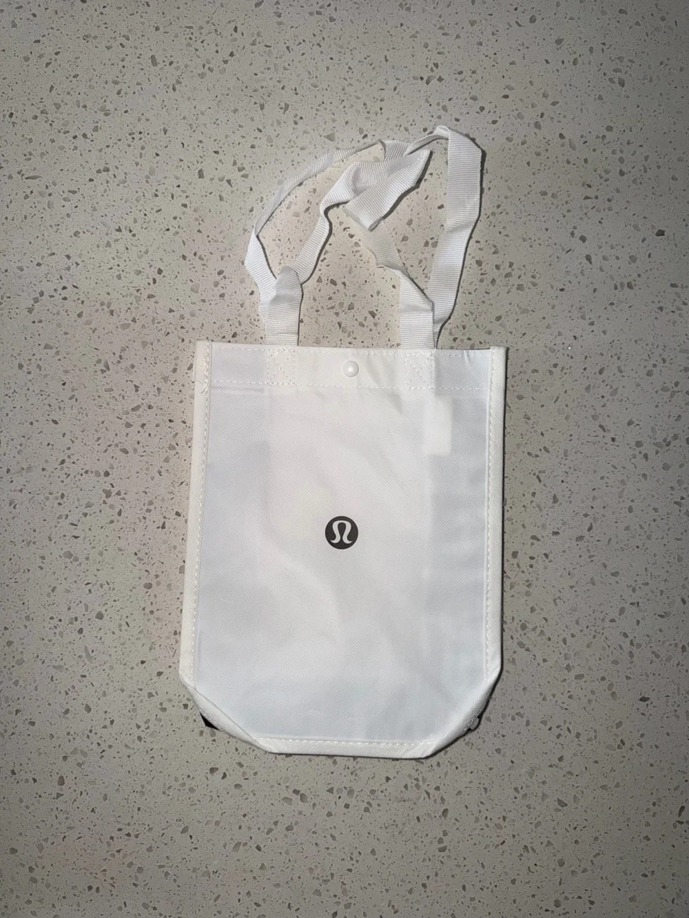 lululemon athletica White Mini Tote with Logo